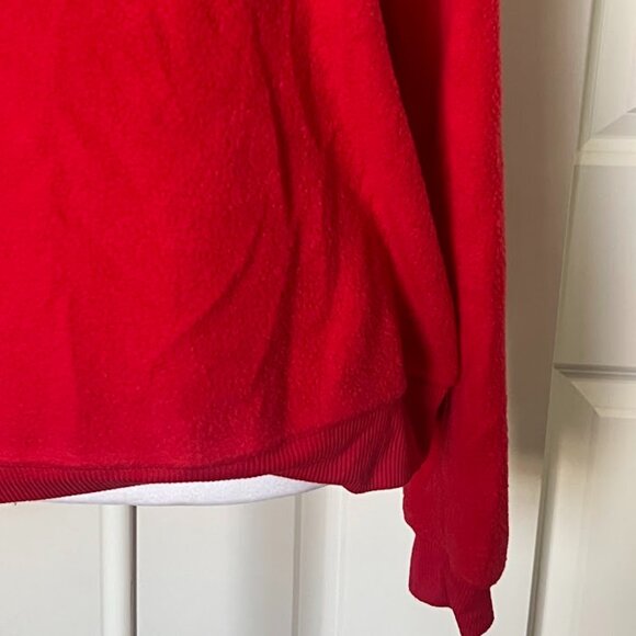 No Boundaries Red Fleece Long Sleeve Dear Santa Pajama Sweater Shirt Large 11/13 - Picture 6 of 13